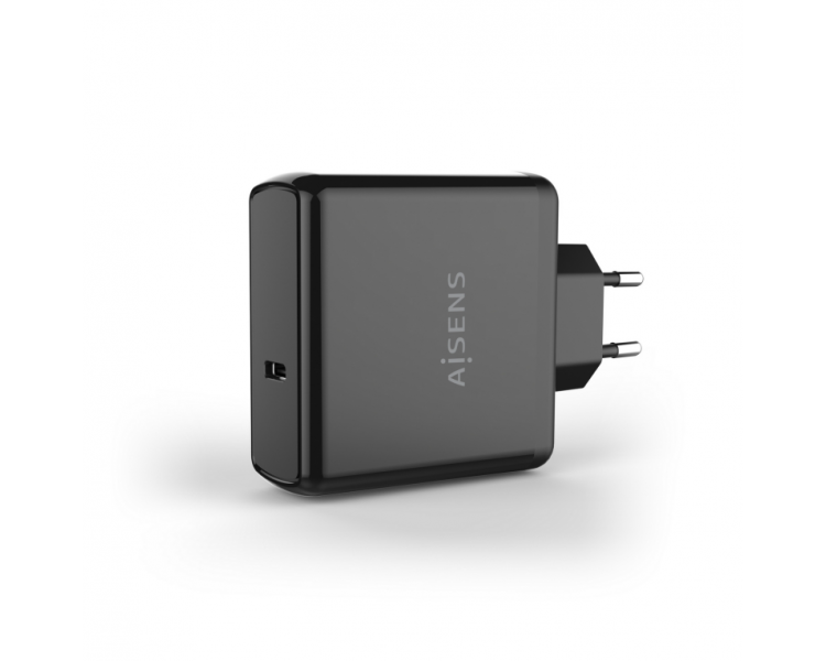 AISENS CARGADOR PD30 QC30 1 PUERTO 1XUSB C 60W NEGRO