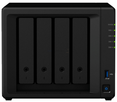 NAS SYNOLOGY DS423BASTIDOR 8U ETHERNET NEGRO J4125