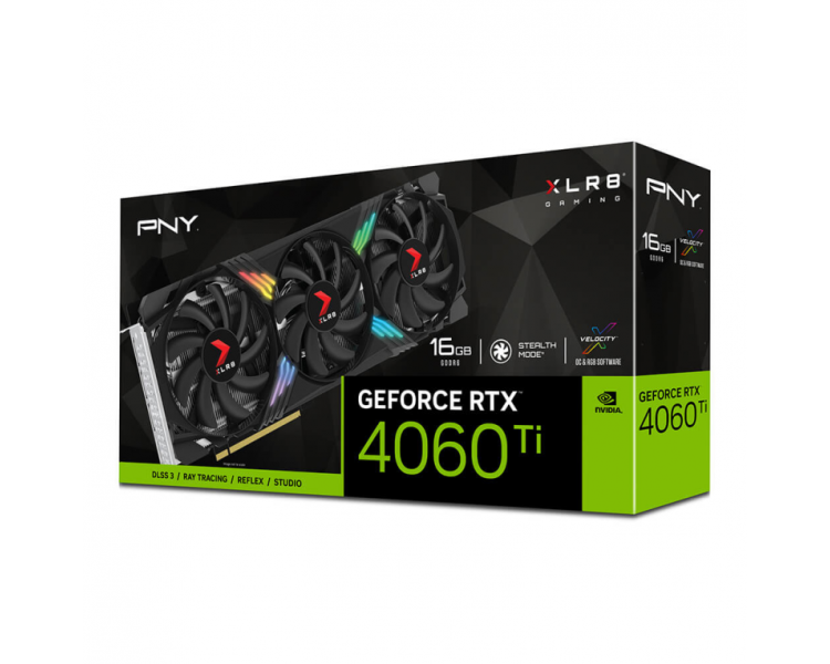 TARJETA GRAFICA PNY GEFORCE RTX 4060Ti 16GB XLR8 GAMING VERTO