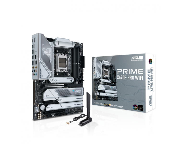 PLACA BASE ASUS PRIME X670E PRO WIFI AM5 ATX 4XDDR5