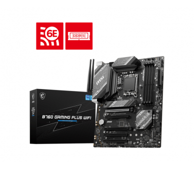 PLACA BASE MSI PRO B760 GAMING PLUS WIFI 1700 ATX 4XDDR5