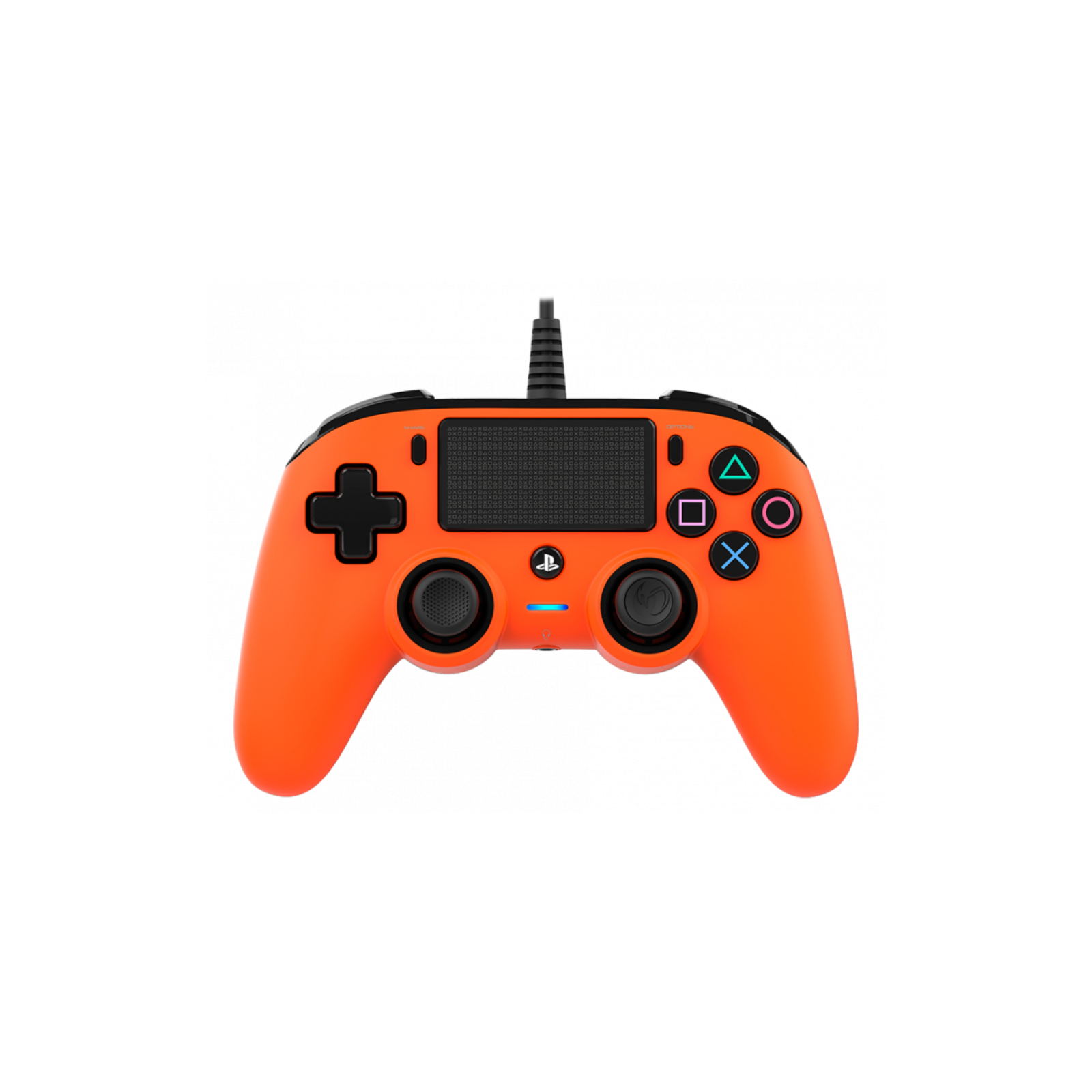 GAMEPAD NACON OFICIAL PS CON CABLE COMPACT NARANJA PS4