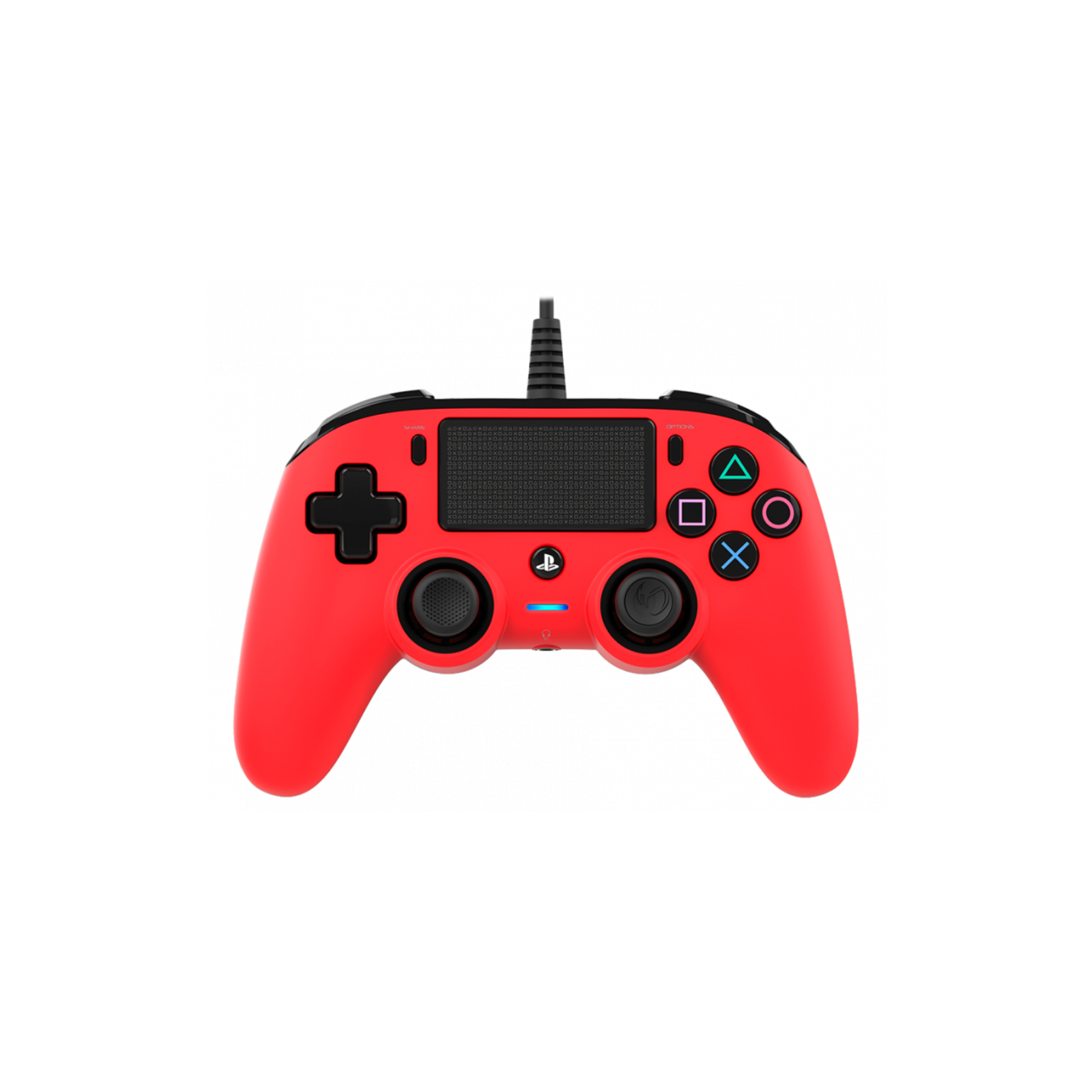 GAMEPAD NACON OFICIAL PS CON CABLE COMPACT ROJO PS4