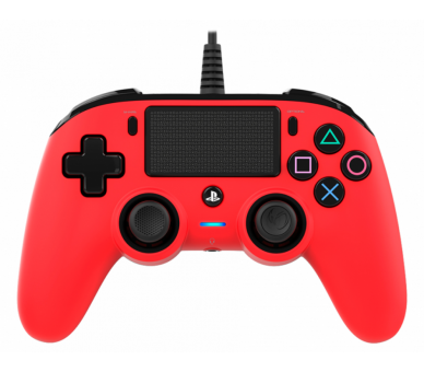 GAMEPAD NACON OFICIAL PS CON CABLE COMPACT ROJO PS4