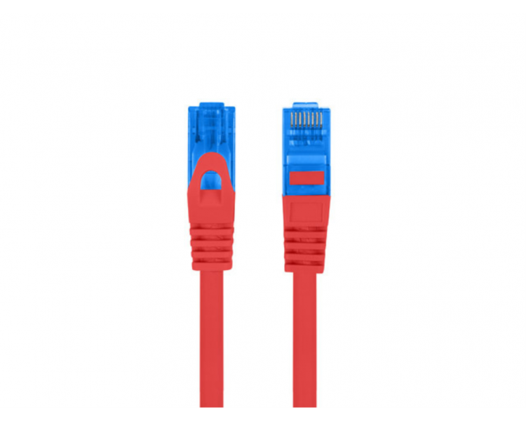 CABLE RED LANBERG LATIGUILLO CAT6A S FTP LSZH CCA 1M ROJO FLUKE PASSED