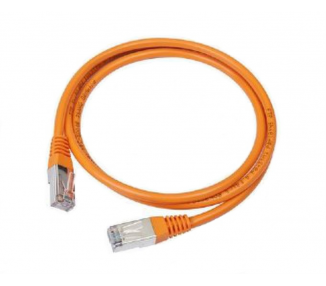 Cable CAT5E UTP moldeado 1m Naranja