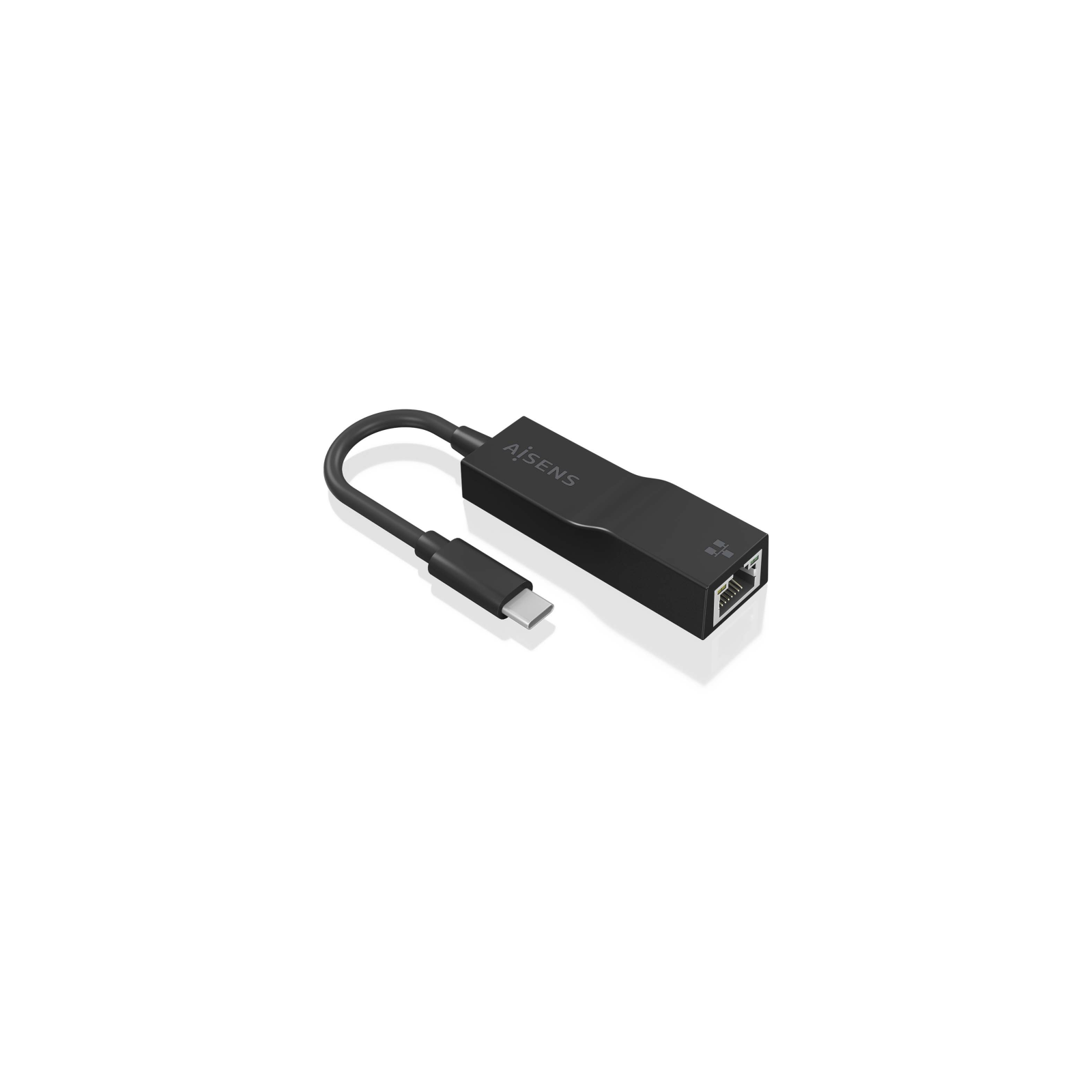 CONVERSOR AISENS USB31 GEN1 USB C A ETHERNET GIGABIT NEGRO 11CM