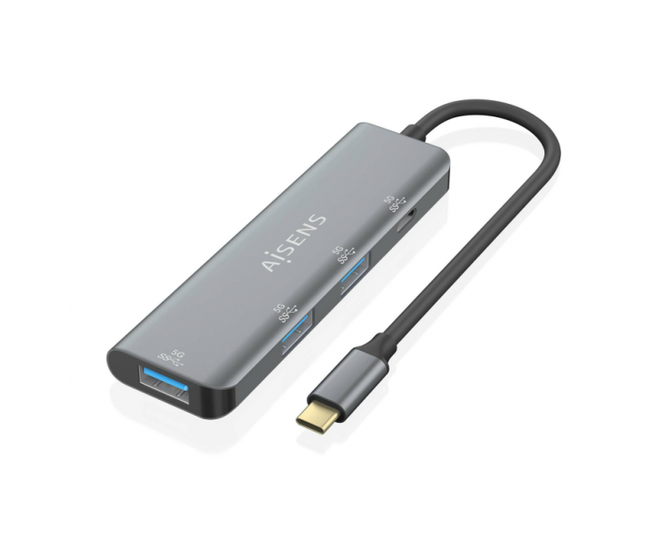 HUB AISENS USB 32 GEN1 5G USB C USB C M 1XUSB C H 3XUSB A H 15CM