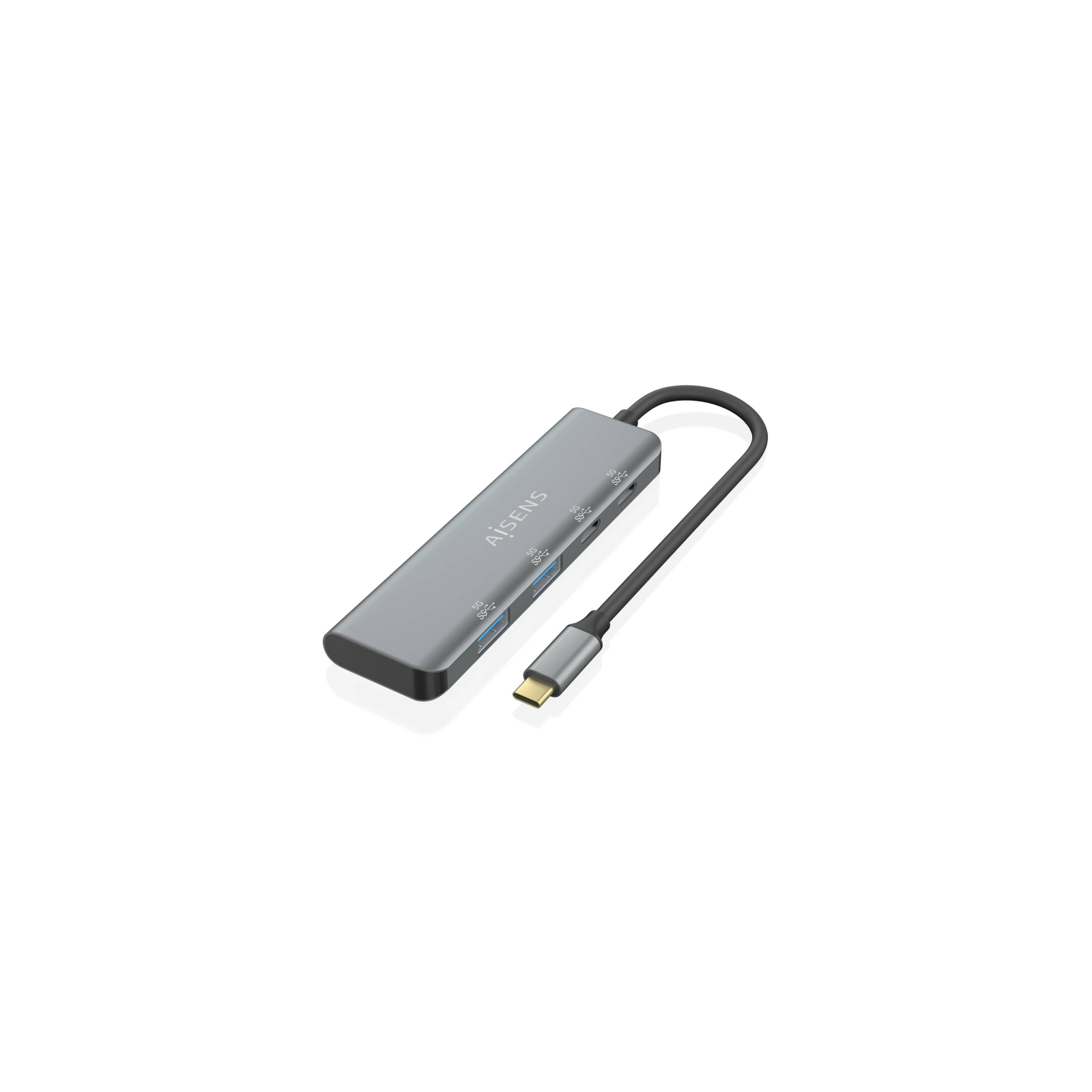 HUB AISENS USB 32 GEN1 5G USB C USB C M 2XUSB C H 2XUSB A H 15CM