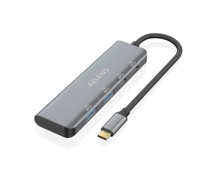 HUB AISENS USB 32 GEN1 5G USB C USB C M 2XUSB C H 2XUSB A H 15CM