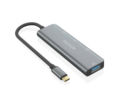 HUB AISENS USB 32 GEN2 10G USB C USB C M 1XUSB C H 3XUSB A H 15CM