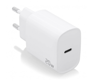 CARGADOR AISENS USB C PD30 1 PUERTO 1XUSB C 20W BLANCO