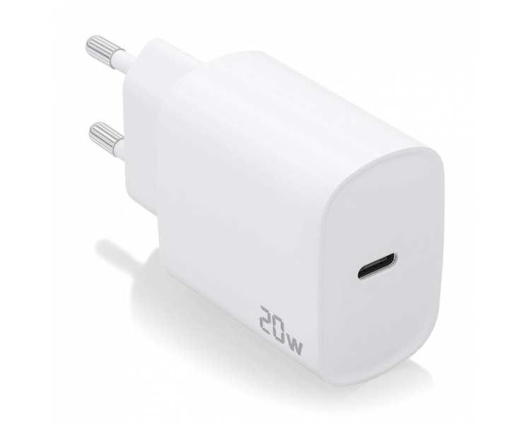 CARGADOR AISENS USB C PD30 1 PUERTO 1XUSB C 20W BLANCO