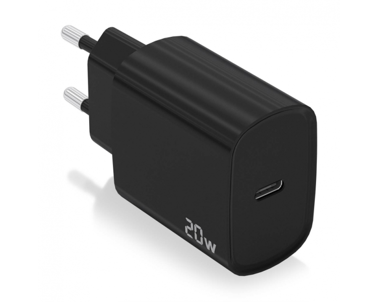 CARGADOR AISENS USB C PD30 1 PUERTO 1XUSB C 20W NEGRO