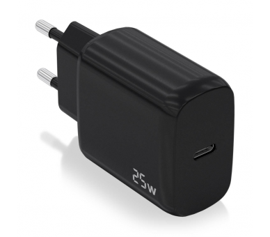 CARGADOR AISENS USB C PD30 1 PUERTO 1XUSB C 25W NEGRO