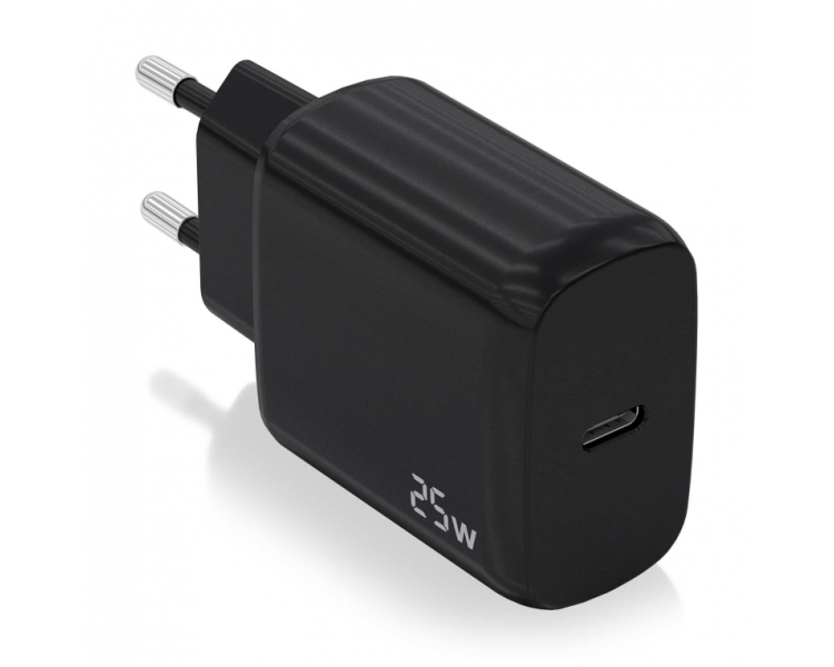 CARGADOR AISENS USB C PD30 1 PUERTO 1XUSB C 25W NEGRO