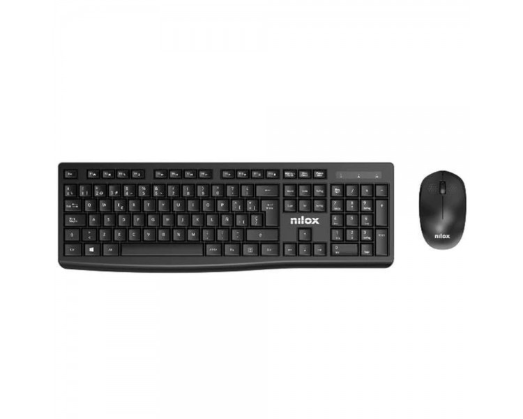 Teclado raton nilox nxkmwe012 inalambrico