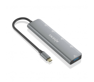 HUB AISENS USB 32 GEN1 USB C M USB C PD100W H USB C H 3XUSB A H