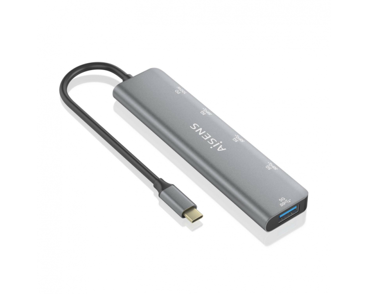 HUB AISENS USB 32 GEN1 USB C M USB C PD100W H USB C H 3XUSB A H