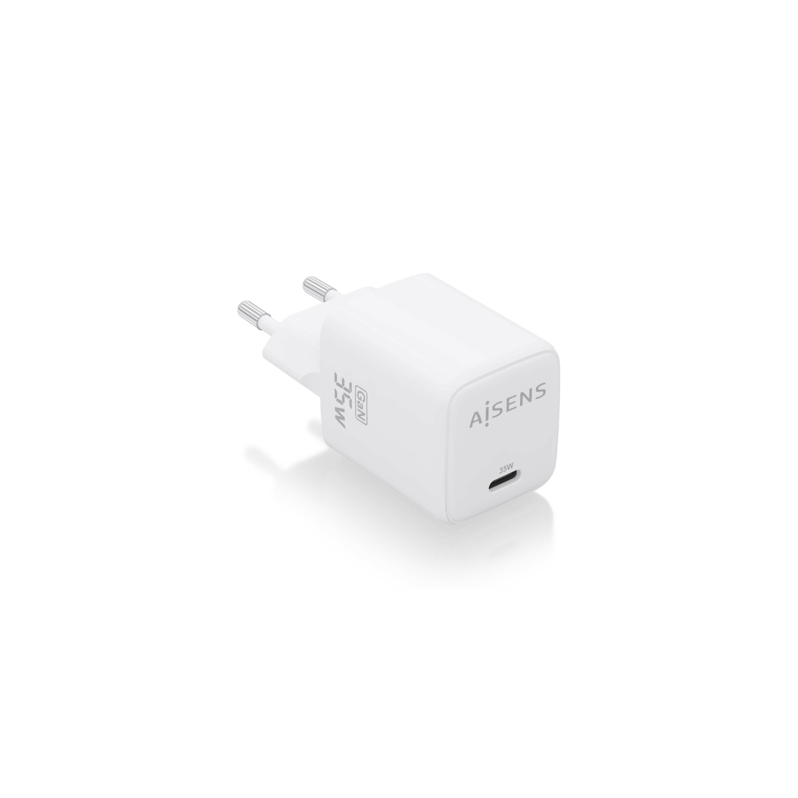 CARGADOR AISENS GAN 35W 1XUSB C PD30 QC40 BLANCO