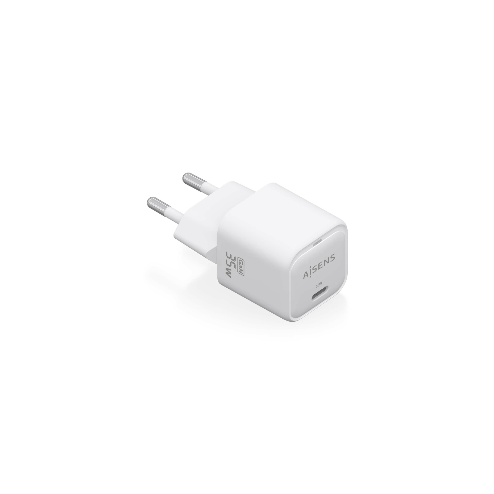 CARGADOR AISENS GAN 35W 1XUSB C PD30 QC40 BLANCO