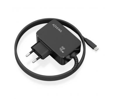 CARGADOR AISENS GAN 45W PD30 1XUSB C 18M NEGRO