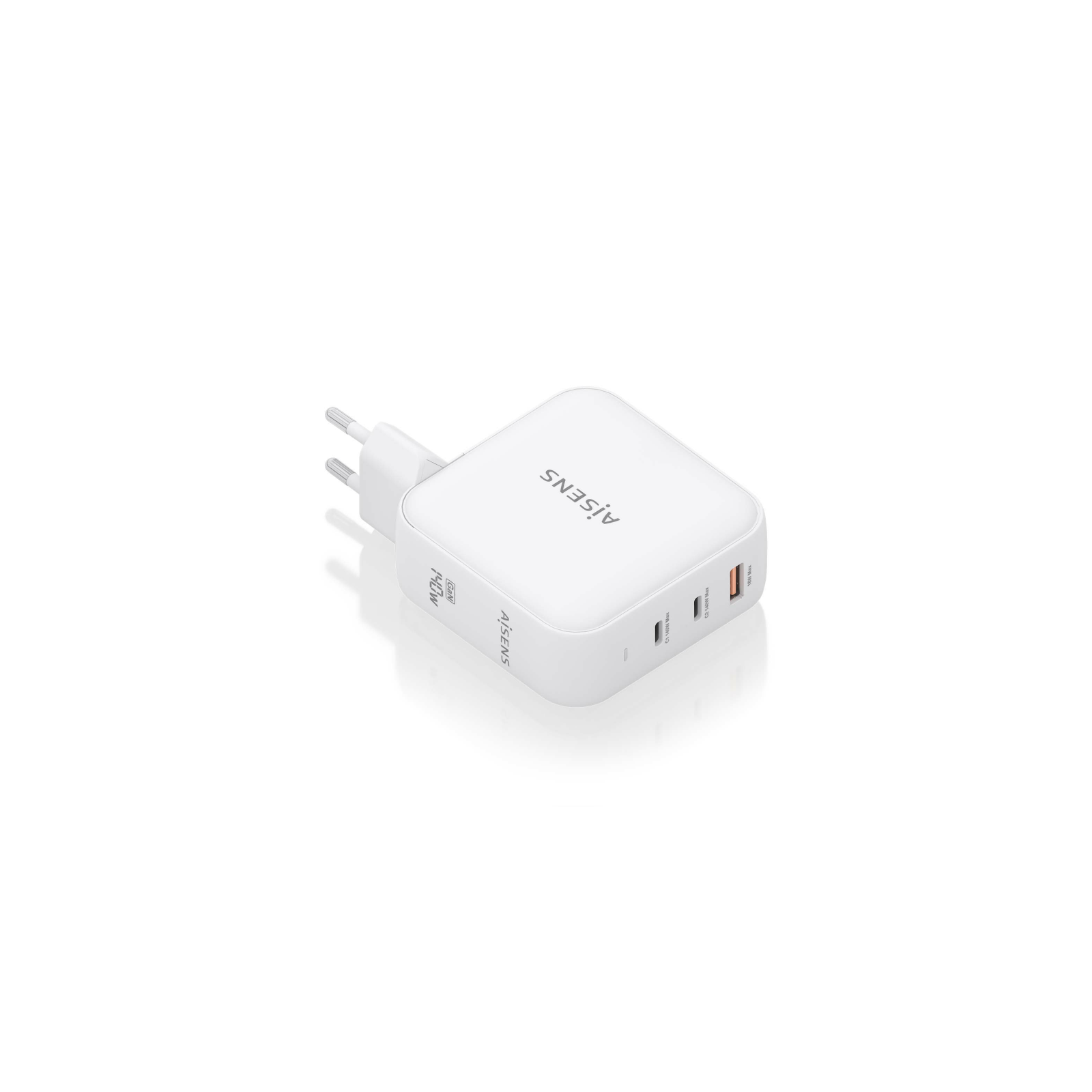 CARGADOR AISENS GAN 140W 2XUSB C PD31 QC40 1XUSB A QC30 BLANCO