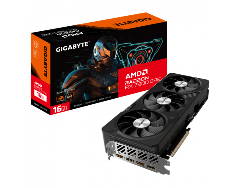 TARJETA GRAFICA GIGABYTE RADEON RX 7900 GRE GAMING OC 16GB DDR6