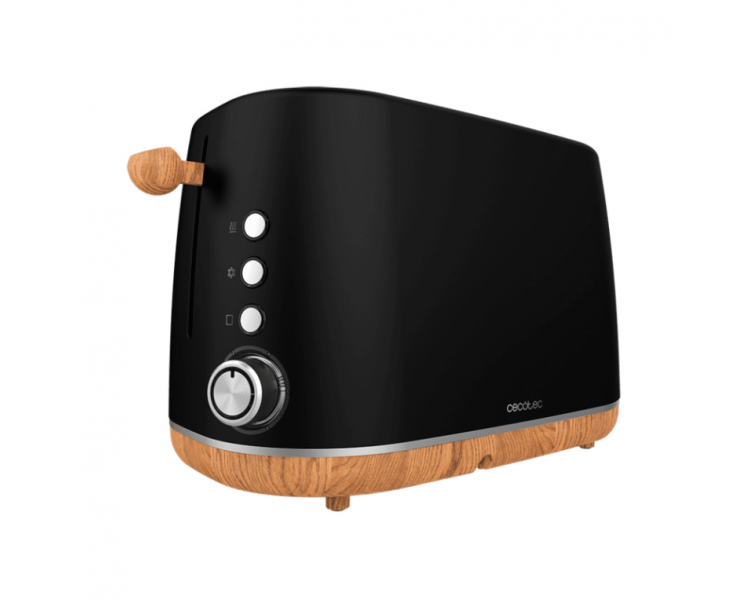 TOSTADOR CECOTEC TOSTADORA VERTICAL TRENDYTOAST 9000 BLACK WOODY