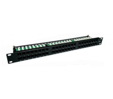 PATCH PANEL 48 PUERTOS 19 UTP KRONE IDC CAT6