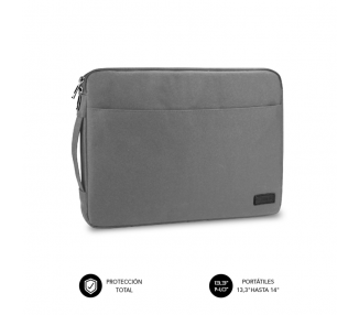 FUNDA PORTATIL SUBBLIM URBAN LAPTOP SLEEVE 133 14 GREY