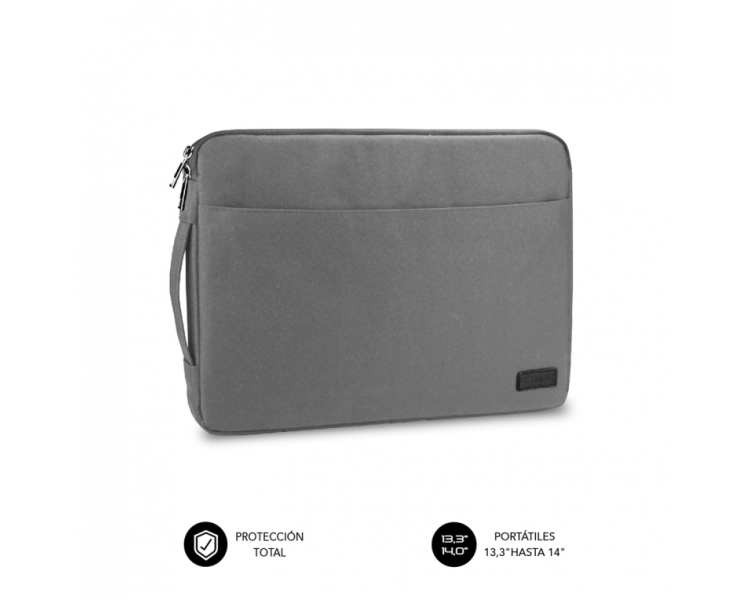 FUNDA PORTATIL SUBBLIM URBAN LAPTOP SLEEVE 133 14 GREY