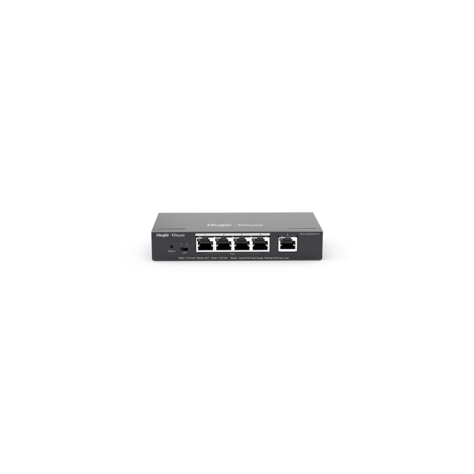 SWITCH RUIJIE REYEE RG ES205GC P 5 PORT 10 100 MBPS DESKTOP SWITCH