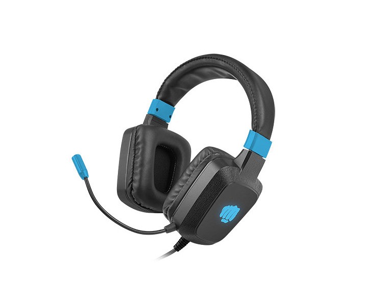 Auriculares gaming fury raptor rgb negro