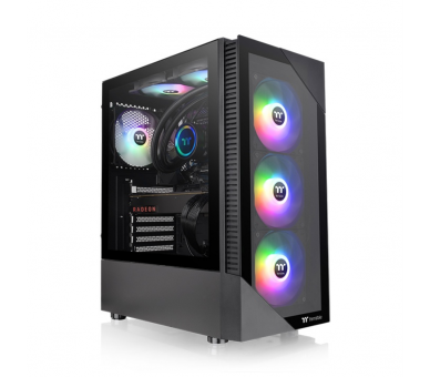 CAJA THERMALTAKE VIEW200 TG ARGB ATX 2XUSB 32 SIN FUENTE NEGRO