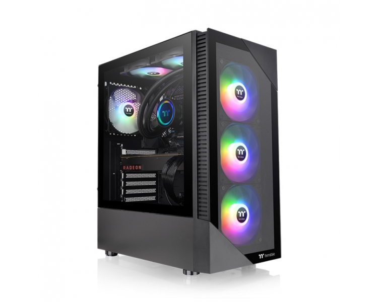 CAJA THERMALTAKE VIEW200 TG ARGB ATX 2XUSB 32 SIN FUENTE NEGRO