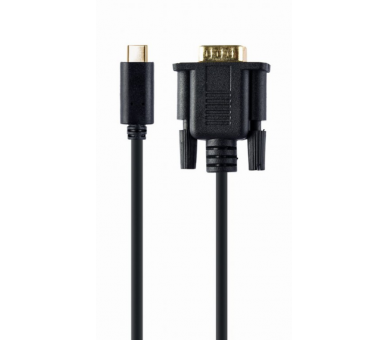 ADAPTADOR USB C A VGA M 2 M NEGRO BLISTER