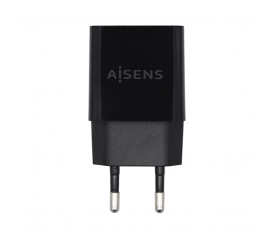 AISENS CARGADOR USB 10W ALTA EFICIENCIA 5V 2A NEGRO