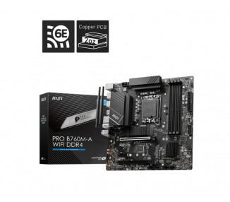 PLACA BASE MSI PRO B760M A WIFI 1700 MATX 4XDDR5