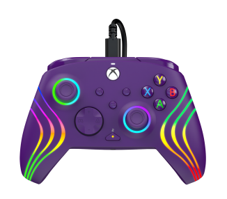 PDP Afterglow Wave Wired Controller - Purple