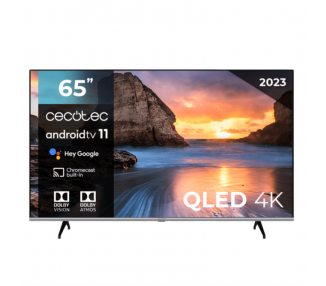 TV CECOTEC 65 QLED 4K ANDROIDTV 11 VQU10065