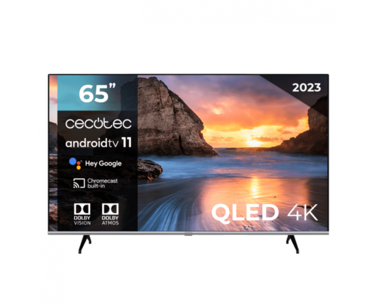 TV CECOTEC 65 QLED 4K ANDROIDTV 11 VQU10065