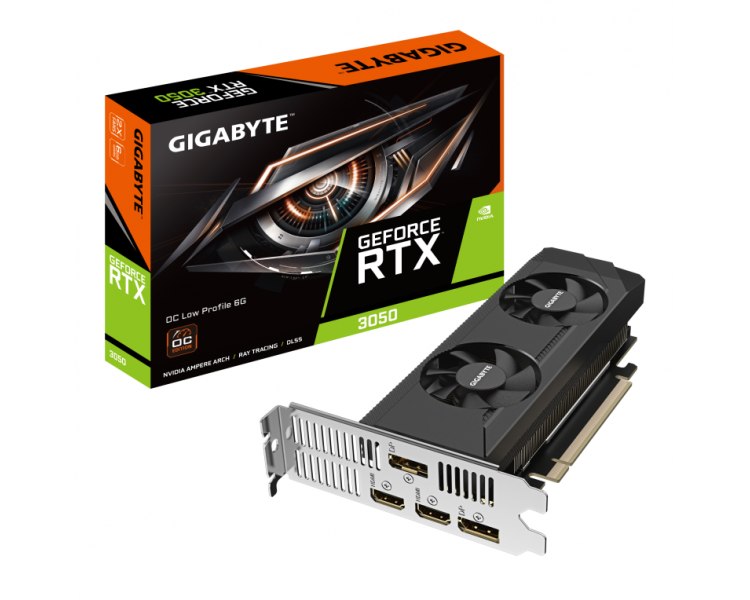 TARJETA GRAFICA GIGABYTE RTX 3050 EAGLE OC 6GB LOW PROFILE