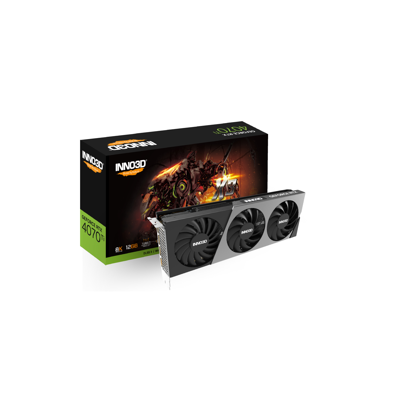 TARJETA GRAFICA INNO3D RTX 4070TI X3 12GB GDDR6X