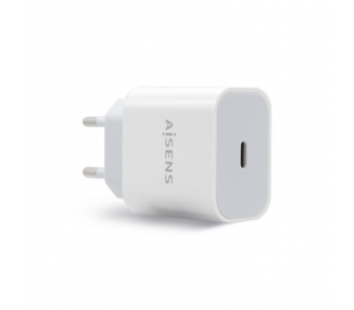 AISENS CARGADOR USB C PD30 1 PUERTO 1xUSB C 20W BLANCO