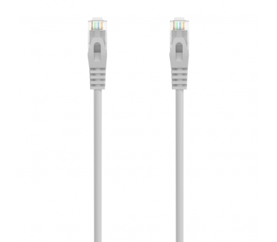 CABLE RED AISENS LATIGUILLO RJ45 LSZH CAT6A UTP AWG24 30CM GRIS