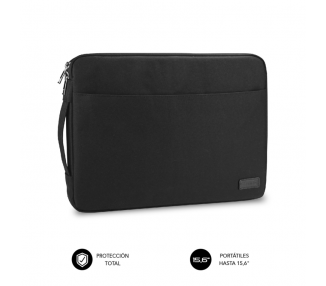 FUNDA PORTATIL SUBBLIM URBAN LAPTOP SLEEVE 156 BLACK