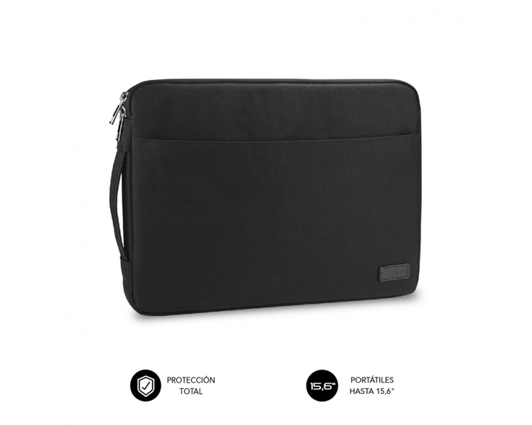 FUNDA PORTATIL SUBBLIM URBAN LAPTOP SLEEVE 156 BLACK