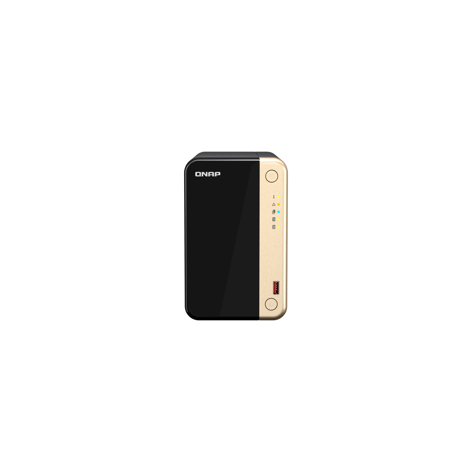 QNAP TS 264 NAS TORRE ETHERNET NEGRO ORO N5095