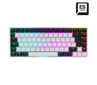 TECLADO SHARKOON SKILLER SGK50 S3 ES BLANCO